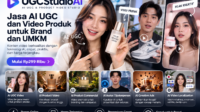 UGCStudioAI menawarkan jasa AI UGC dan video produk berbasis kecerdasan buatan untuk brand dan UMKM Indonesia